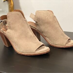 Frye Courtney Sling Back Mules Boots Shoes Size 7.5B in Ash
